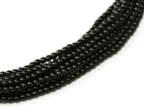 Бусина 2 мм Jet