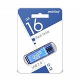 Флешка 16 GB USB 2.0 SmartBuy Glossy (Синий)