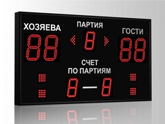 Табло для волейбола Импульс 715-D15x4-D11x3-S4-A2