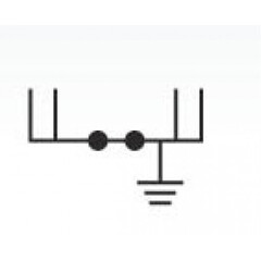 Клеммы заземления 4 штекерных соединения