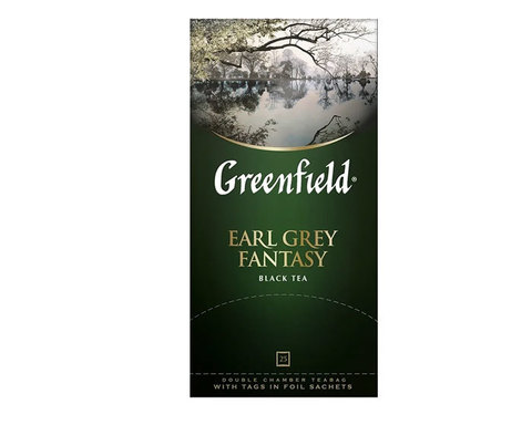 купить Чай черный в пакетиках из фольги Greenfield Earl Grey Fantasy, 25 пак/уп