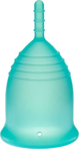 Бирюзовая менструальная чаша Clarity Cup S - Bradex SX 0056