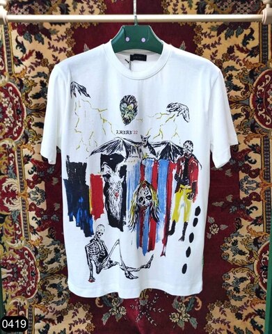 Футболка Amiri 438657white