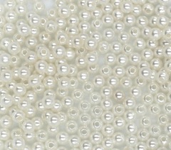 Бусины пришивные, Ø 6 мм, 500 гр, айвори