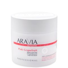 Крем для тела увлажняющий лифтинговый Pink Grapefruit, 300 мл, ARAVIA Organic