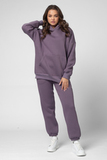 Утепленный спортивный костюм для беременных и кормящих 15154 пыльная лаванда