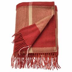 Плед IKEA MYRULL (МИРУЛЛ), Красный, 130х170 см