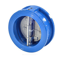 Клапан обратный чугун 2/створ CB3449 Ду 40 Ру16 Тмакс=110 оС межфл створки нерж Tecofi CB3449-EPA0040