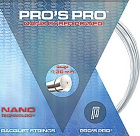 Теннисные струны Pro's Pro Nano Cyber Power (12 m) - white