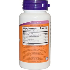 Now Foods, Виноградная косточка, с повышенной силой действия, 250 мг, 90 растительных капсул