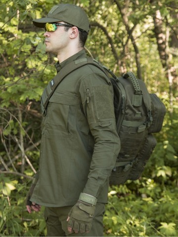 Однолямочный тактический рюкзак Gongtex Assault Sling Bag -Олива