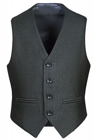 Школьный жилет серого цвета STENSER