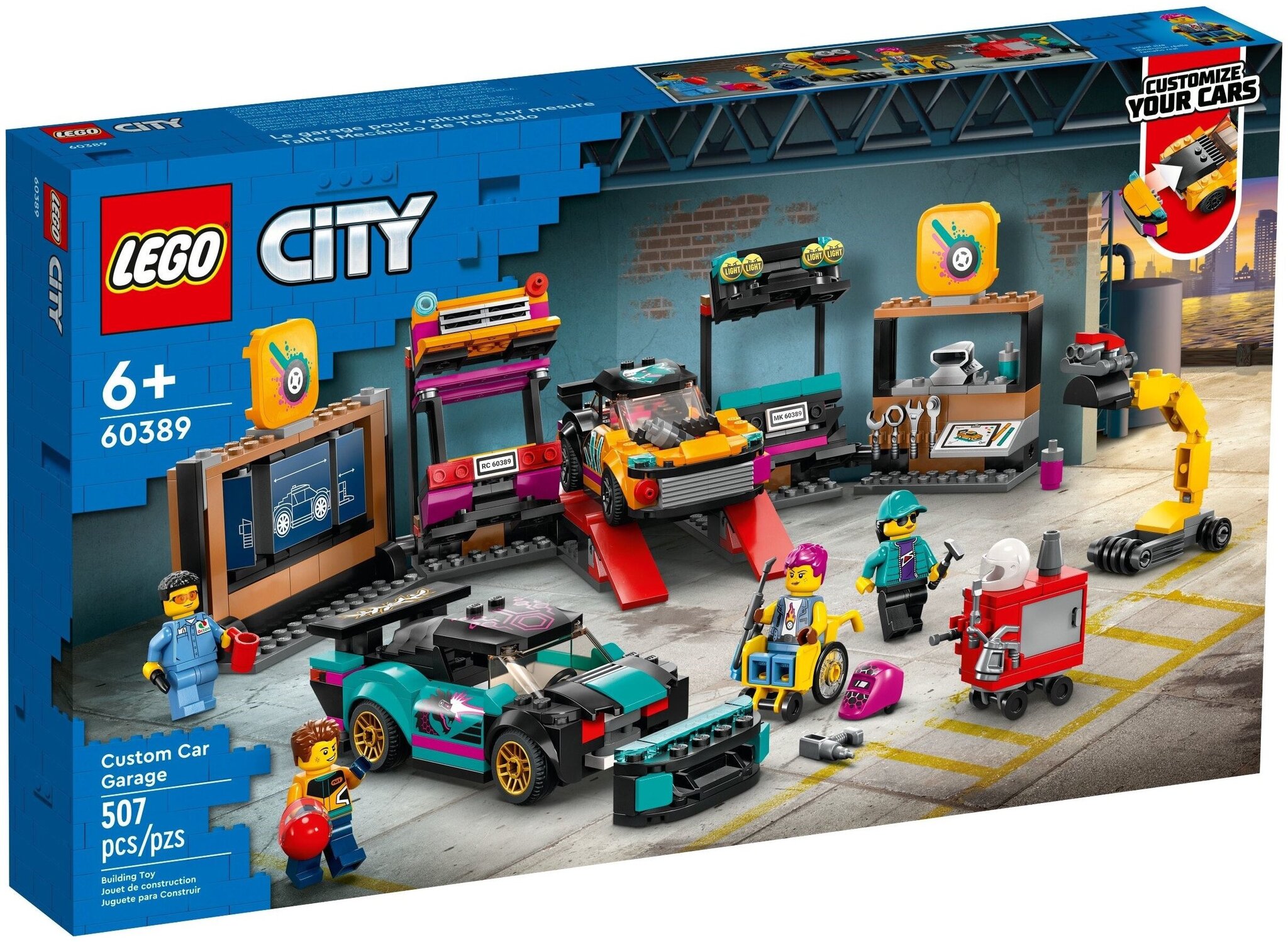 Конструктор LEGO City 60389 Автомобильная мастерская 60389 купить в  интернет-магазине Layon.ru