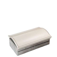 Парапет полимеркомпозитный Monblan 200/225/225 (1 кирпич) бежевый