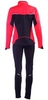 Женский утеплённый лыжный костюм Nordski Premium Red-black