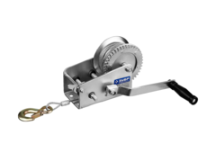 ЗУБР 0.9 т, 8 м, ручная барабанная тяговая тросовая лебедка, Профессионал (43113-0.9)