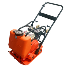 Виброплита бензиновая GROST VH-90H - [87 кг / 15 кН / Honda GX160]