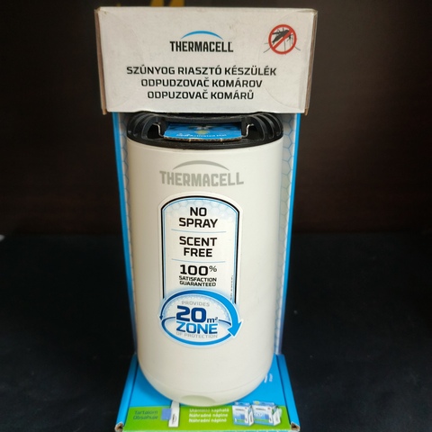 Прибор противомоскитный ThermaCell Halo Mini (белый, прибор+1 газовый картридж+3 пластины)