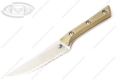 Нож Microtech Kitchen Steak TAN Serrated 