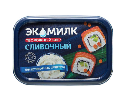 Сыр творожный Экомилк 60% 350гр