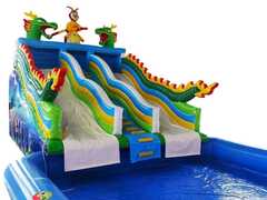 Горка для бассейна "Спуск дракона" 8*6*8 м