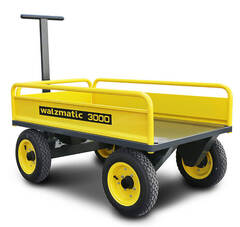 Тележка с поворотной осью Walzmatic 3000. Пневматические колеса