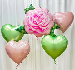 Фигура гелиевая Акварельная роза