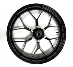 Передний колёсный диск Arashi для Honda CBR 600 RR 2013-2017 черный/золотой