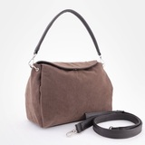 Сумка Саломея 503 эко-замша шоколад