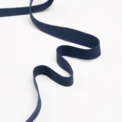 Киперная лента/Лента 100% хл/К2014 - 15мм т.синий