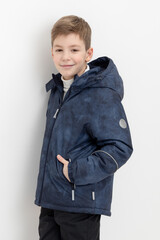 куртка  для мальчика  ВК 36102/н/2 ГР ( 92-122)