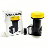 Конвертер на 1 выход CR-01 круговой поляризации XSQUARE для Триколор / НТВ-ПЛЮС UHD / Конвертор спутниковый SINGLE 1 LNB CIRCULAR 4K Full HD НТВ+