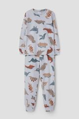пижама  для мальчика  К 1587/речной перламутр,динозавры