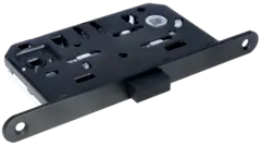 Защелка межкомнатная M1895 BL с ответной планкой, магнитная сантехническая, цвет черный