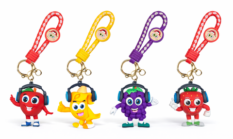 Брелок Большой Фрукты, в ассорти