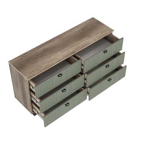 комод ОЛИВА КМ-04 (дуб каньон/эвкалипт)