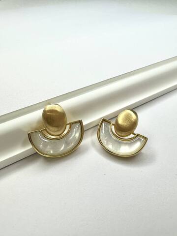 Серьги Коко, позолота