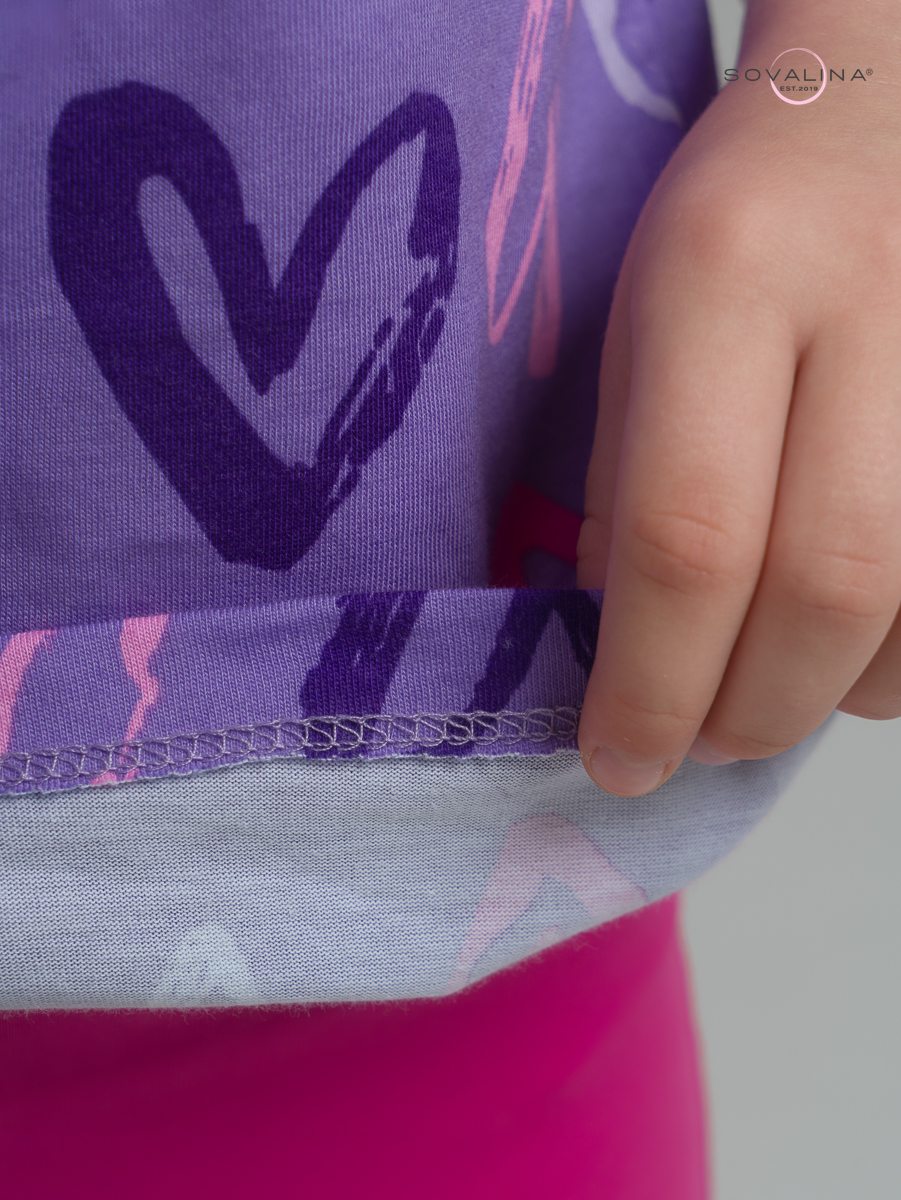 Костюм Актив лавандовая любовь-фуксия