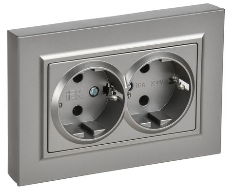 BRITE Роз 2-я с з/к без з/ш пл 16А в сб РСПл12-3-БрС ст IEK