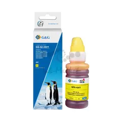 Чернила G&G GG-GI-490Y GI-490 желтый 70мл для Canon Pixma G1400, G2400, G3400, G4400