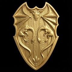 Силиконовый молд Щит Дракона