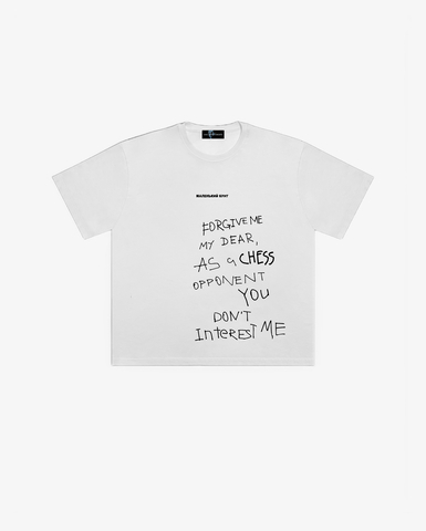 Футболка Forgive me белая