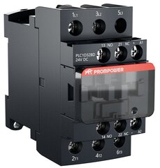 Контактор Prompower PLC1D32BD серии Pulse, ток 32А, 3 полюса, доп контакт 1НО+1НЗ, катушка 24DC