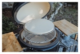 Гриль керамический Monolith Grill ONE.55 (Classic), черный на колесиках с боковыми столиками