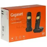 Радио-телефон Dect Gigaset A270 Duo черный (в комплекте 2 трубки) АОН