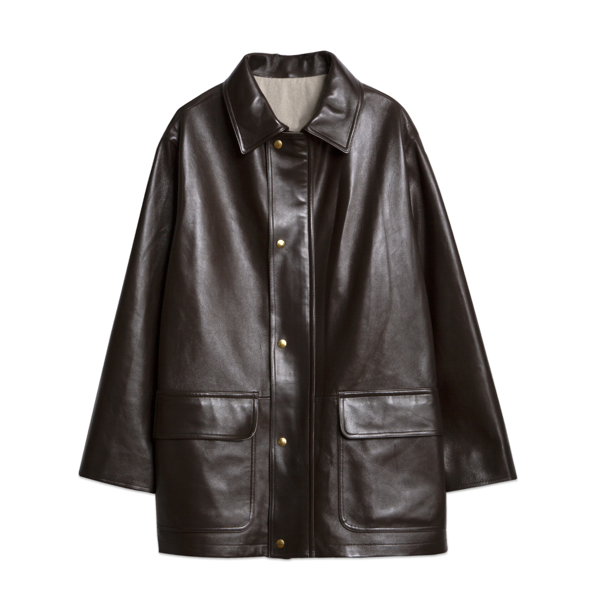 Leather hunting coat online