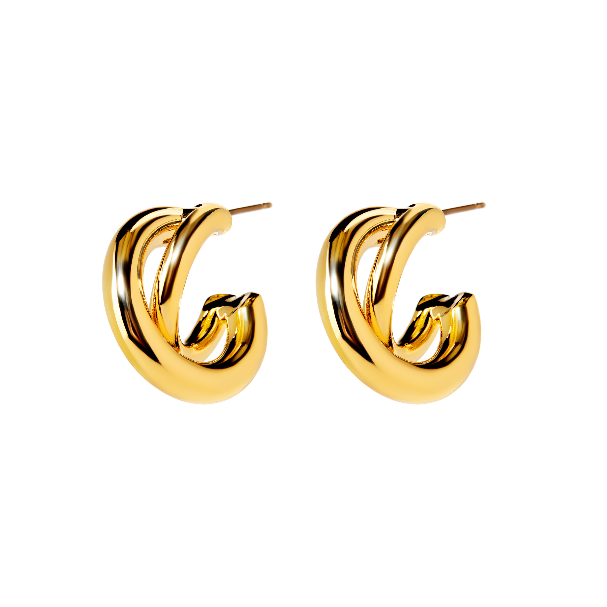 

Серьги Criss-Cross Earrings – Gold