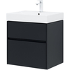 Aquanet 312875 Тумба с раковиной Aquanet Бруклин 60 цв. антрацит матовый (312875)