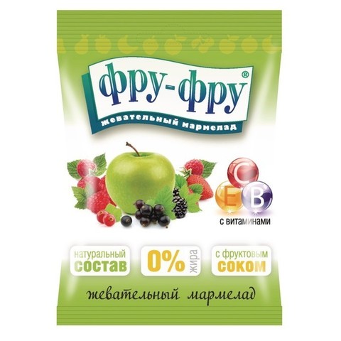 Мармелад Фру-Фру  Фруктовое Ассорти 30г