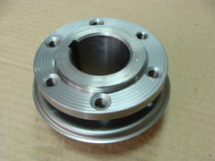 Ступица шкива коленвала дв.ЗМЗ-402,410 (с отражателем)